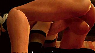 यो, 2B ह्यूज मॉन्स्टर साइज्ड कॉक ले रही है 3D एक्शन में! 😲