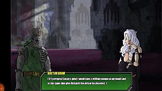 डूमिनेशन मार्वल पैरोडी में डॉक्टर डूम हॉस्पिटल में महिलाओं को अंड्रेस करता है