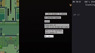 The slut gets fingered to cum in imperial gate keeper part 7.