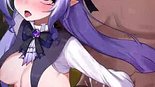 Video 351 Depicts Creampie Cum Dripping from Pussy After Cock Animation in Anime