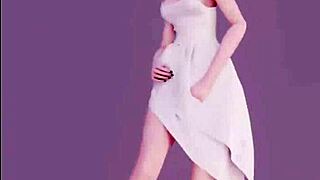 bella the anime girl dances sensually in this 3d animation, her erotic moves captivating the viewer