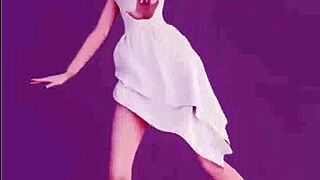 bella the anime girl dances sensually in this 3d animation, her erotic moves captivating the viewer