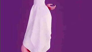 bella the anime girl dances sensually in this 3d animation, her erotic moves captivating the viewer