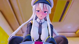 हेंटाई कैप्टन को चोदना वाइल्ड ऐनिमे ऐक्शन सीन में