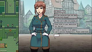 कर्वी बेब विशाल बूब्स के साथ इम्पीरियल गेट कीपर में जोर से स्पैंक होती है