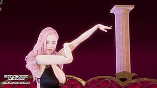 एमएमडी ह्योलिन सेराफाइन सेक्सी केपॉप डांस अनसेन्सर्ड लीग ऑफ लेजेंड्स हेंटाई में