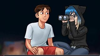 summertime saga 87 homemade teen gameplay with small tits action