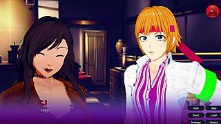 Out of Touch Ch6 - My Senpai in Psychedelic 3D Japanese Anime Visual Novel