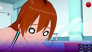 Out of Touch Ch6 - My Senpai in Psychedelic 3D Japanese Anime Visual Novel