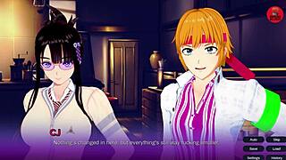 Out of Touch Ch6 - My Senpai in Psychedelic 3D Japanese Anime Visual Novel