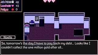 Noelle tries hard with blowjob and creampie in bathroom deepthroat! 😍