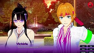 Out of Touch Ch6 - My Senpai in Psychedelic 3D Japanese Anime Visual Novel