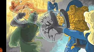 डूमिनेशन मार्वल पैरोडी में डॉक्टर डूम हॉस्पिटल में महिलाओं को अंड्रेस करता है