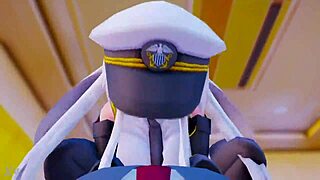 हेंटाई कैप्टन को चोदना वाइल्ड ऐनिमे ऐक्शन सीन में