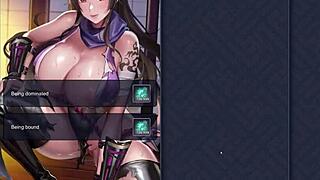 ep3 shows rebel getting dominated bdsm style with lesbian femdom kinky giants curvy action in anime