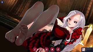 Narrating the halloween sex party with juicy girls in the hentai game.