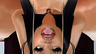 तीव्र 3डी एनीमेशन में गंद क्लैप करवाना विस्तृत मूवमेंट और कर्व्स के साथ