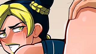 JOLYNE GETS FUCKED BY GUARD WITH CUM HENTAI!