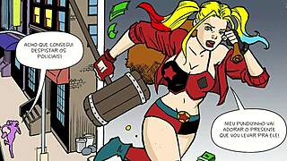 Batman, are you really pounding Harley Quinn like that in this secret DC comics HQ?