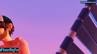 Wendy enjoys the pool in this south park anime scene.