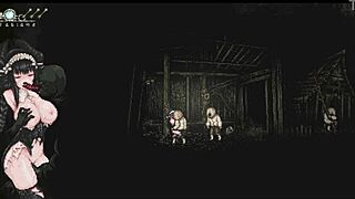 Sinisistar hentai game shows ryona scenes with monsters gangbanging in hardcore action