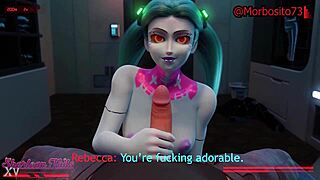 cyberpunk latina 3D हentai cowgirl style में मुझे ride कर रही है