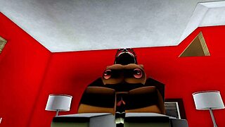 हेय स्लट, अपनी बिग टिट्स पस्सी को इस फरी मॉन्स्टर कॉक से रफ चोदवाना चाहती हो रॉब्लॉक्स पर?