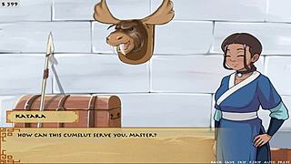 Oh gosh, in four elements trainer part 9, I just can't get enough of those big tits and ass in the parody game!