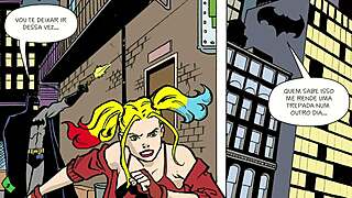 Batman, are you really pounding Harley Quinn like that in this secret DC comics HQ?