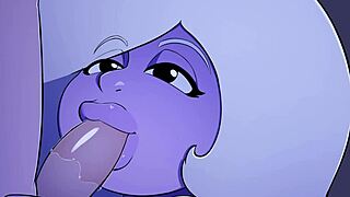 Gem blast part 2 features amethysts big tits blowjob in splatoon american dad parody animation