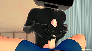 एंडरवुमन, मैं माइनक्राफ्ट हेंटाई में बिग कॉक के साथ मेरे टिट्स के बीच प्ले करना चाहती हूं