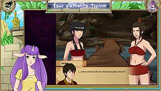 Avatar The Last Airbender Four Elements Trainer Part 44 Intense Anal Orgasm with Big Tits Brunette