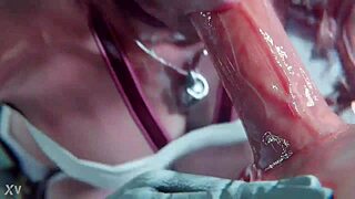 Hey, that hardcore hentai oral goes all the way to the fundo da garganta with orgasm