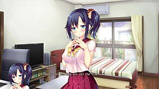 hey, if you like me just say it - asuna yuuki animated scene!