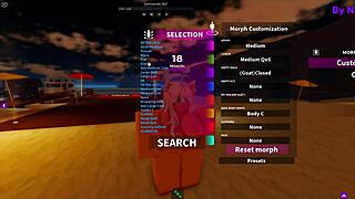 secret roblox porn game with girlfriend fucking in femdom doggystyle and blowjob access in comments.