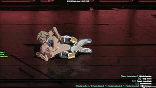 बिग टिट्स फेमडॉम कर्वी फुटानारी पर कम निकालती है मॉन्स्टर कॉक इंटररेसल आउटफिट सीन में