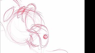 Freaky Ebony BBW With Big Ass Gives Blowjob In Anime Art