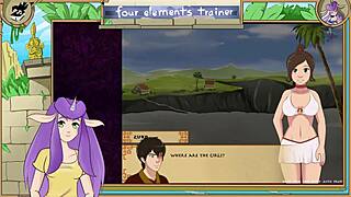 Avatar The Last Airbender Four Elements Trainer Part 44 Intense Anal Orgasm with Big Tits Brunette