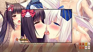 Hentai Neko Girl Engages In Steamy Asian Japanese Game Action Part 1.