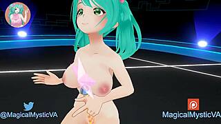 I grind my cute body on this magic wand till I cum hard, says magical girl vtuber