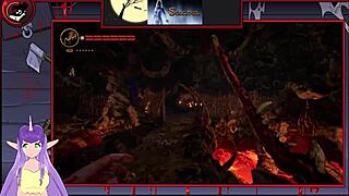 lets play succubus part 5 with redhead big tits and rough ass hentai action