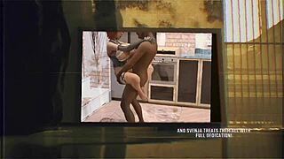 Svenja The Psychologist Bursts With Big Tits As Redhead 3D Fictional Character In Glasses Animation Model!