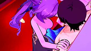 केइंग इंटेंस सेक्स लव होटल में कम और स्क्वर्ट कराता है - जेनशिन इम्पैक्ट हेंटाई