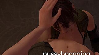 Quiet Sucks Dick With True Facial In Shaved Pussy Blender Animation And Deepthroat