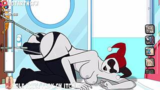 harley quinn dives into bdsm squirting and creampie blowjob scenes in full movie compilation with blonde pussy fucking