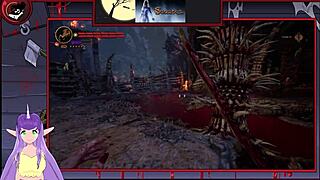 lets play succubus part 5 with redhead big tits and rough ass hentai action