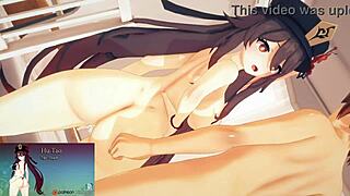 One punch man tatsumaki maid double penetration anal