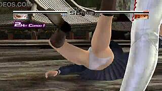 Oh man, Kasumi is like totally showing off her panties in this Dead or Alive game, part 1... I can't even!