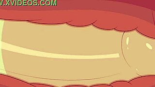 पोकेमॉन पर कम डोगीस्टाइल और ओरल यिफ एक्शन के साथ फरी हेंटाई डिटेल्स।