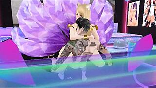 Ahri KDA Riding Like Slut IMVU Costumes Big Cock Akali KDA Cock League of Legends Hentai Anime